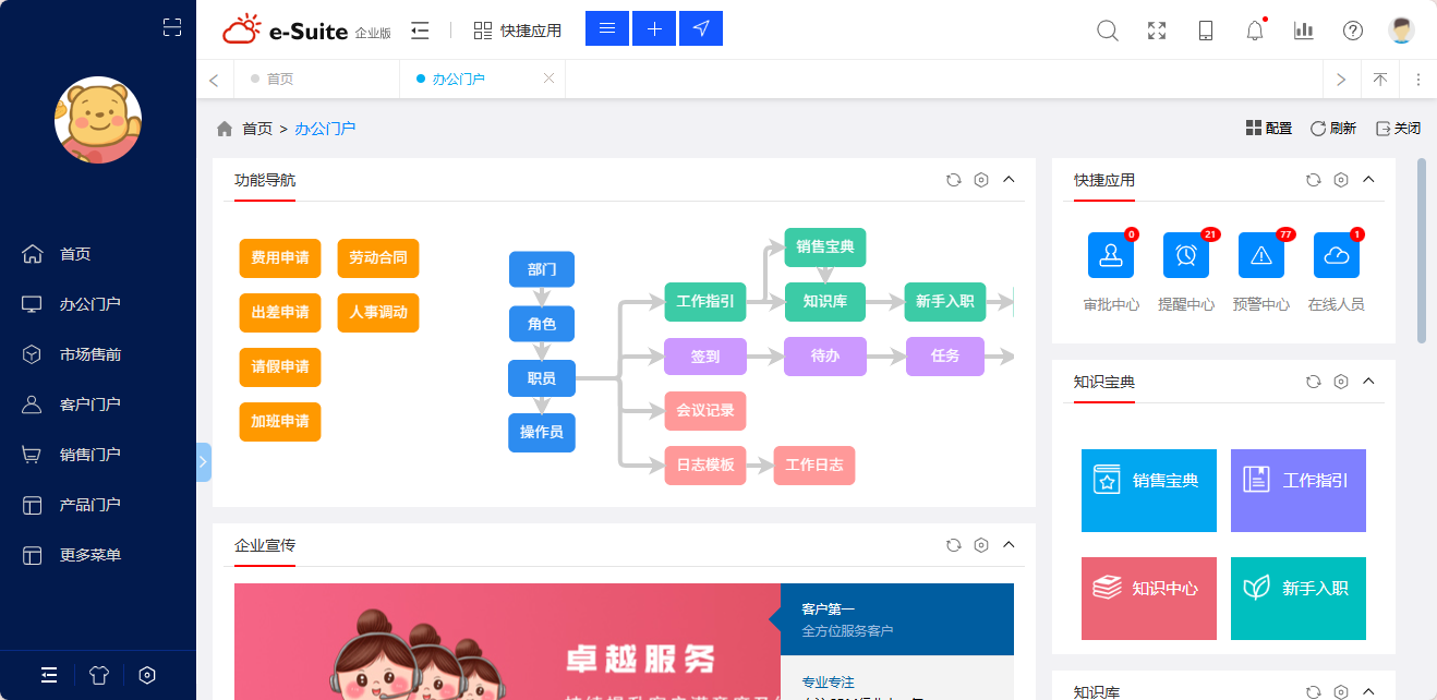 esuite首页